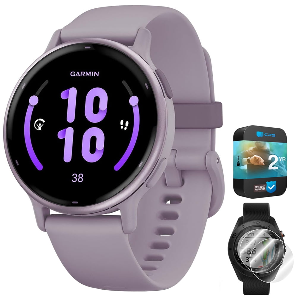 Garmin Vivoactive 5 Health and Fitness GPS Smartwatch, 1.2 in AMOLED  Display, Up to 11 Days of Battery, Metallic Orchid Aluminum Bezel with  Orchid
