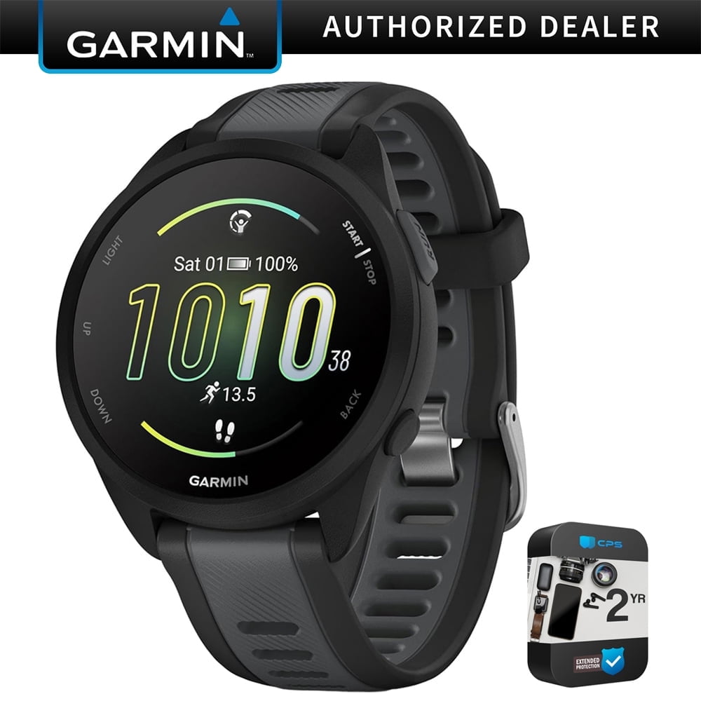 GARMIN - 【新品未開封】GARMIN FORERUNNER 165 BLACK GRAY Garmin Forerunner 165 Music (Black with Slate Gray band) GPS