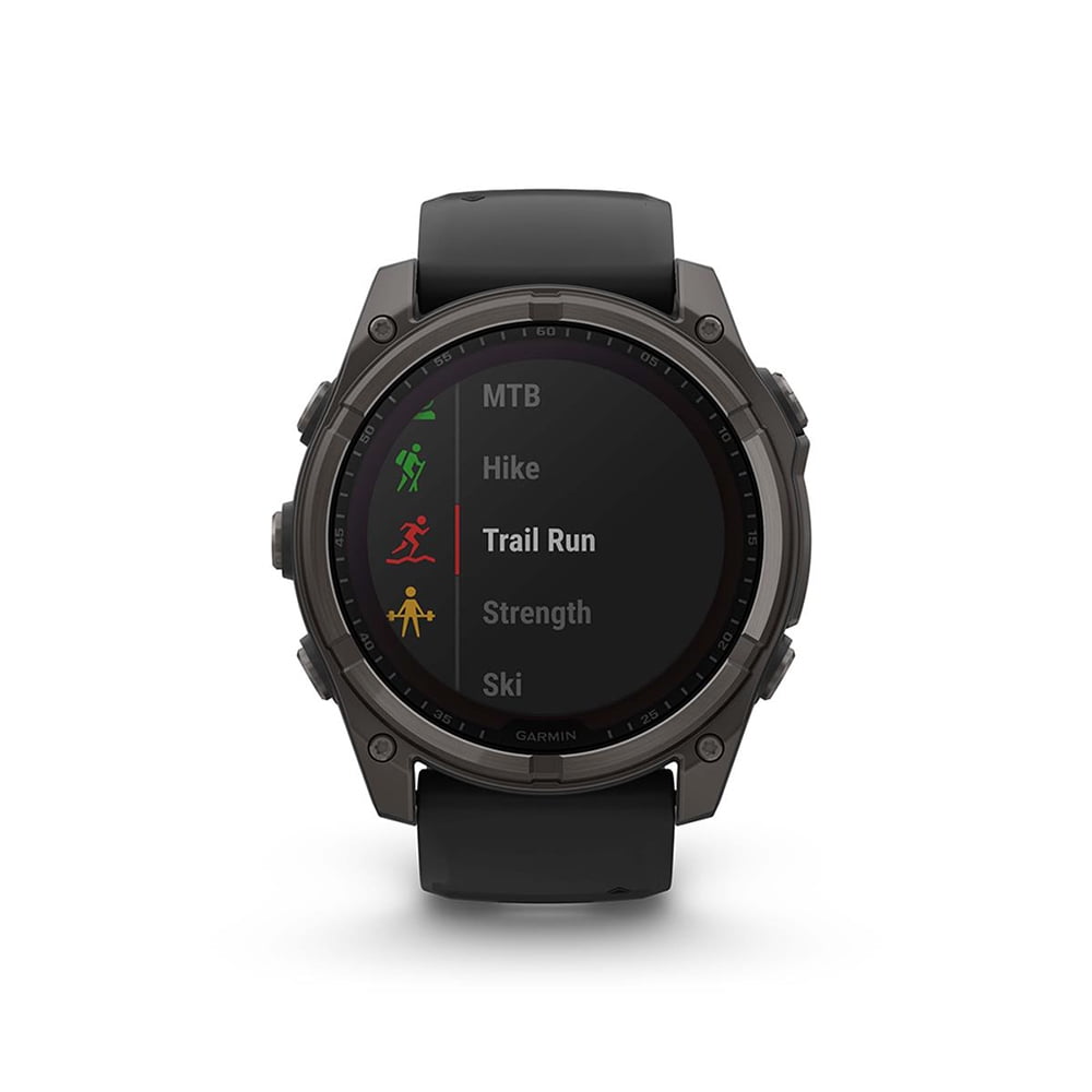 Garmin 010-02907-10 Fenix 8 51mm Solar Sapphire Carbon Gray DLC ...