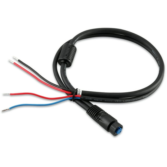 8" Black, Red, and Blue Outdoor Marine Garmin Actuator Power Cable