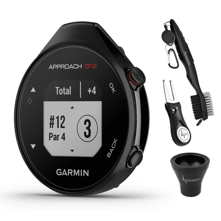 Garmin Approach G12 Premium GPS Golf Rangefinder with All-in-One