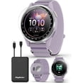 thumbnail image 1 of Garmin Approach J1 (Lilac) Junior Golf Watch Bundle with PlayBetter 5000mAh Portable Charger & HD Screen Protectors, 1 of 10