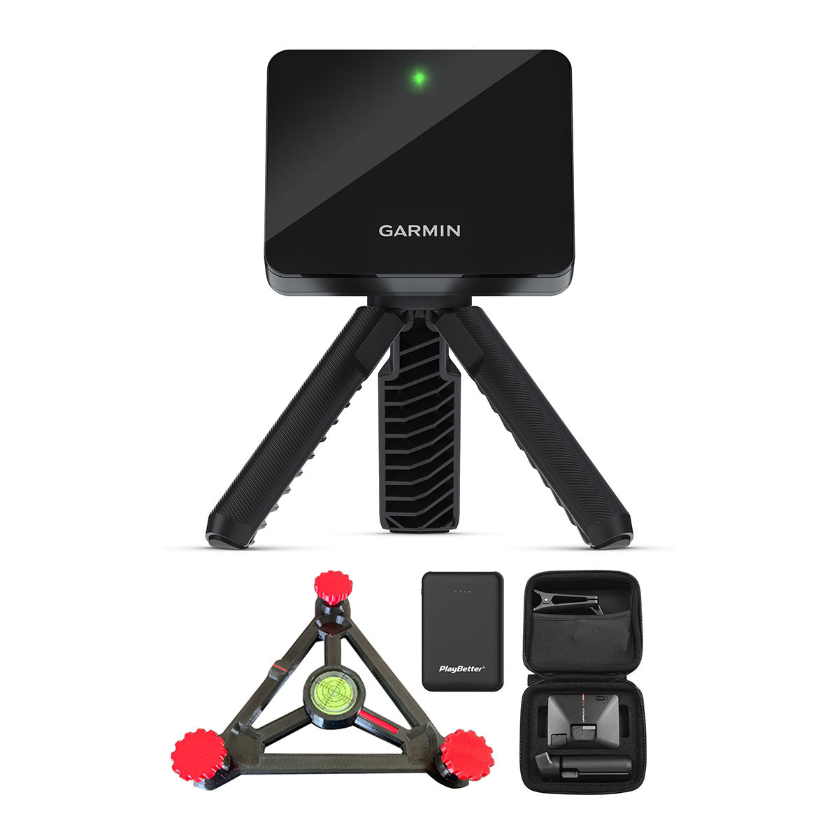 Garmin R10 Golf Launch Monitor Bundle with Swing Speed Tracking, Tripod ...