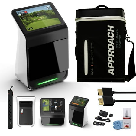 Garmin Approach R50 Premium Golf Launch Monitor and Simulator Bundle