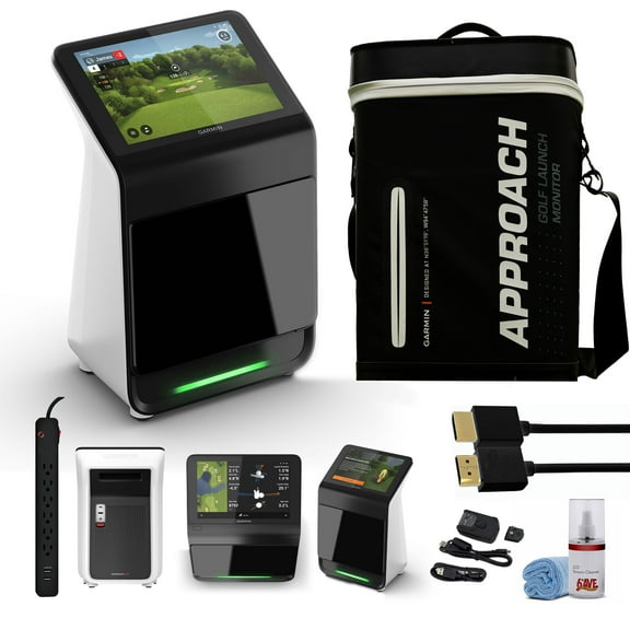 Garmin Approach R50 Premium Golf Launch Monitor and Simulator Bundle