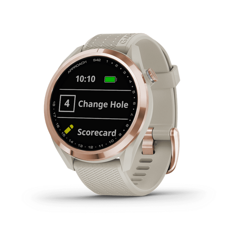 Garmin Approach S42 GPS Sport Tracker, Golf Watch, Rose Gold