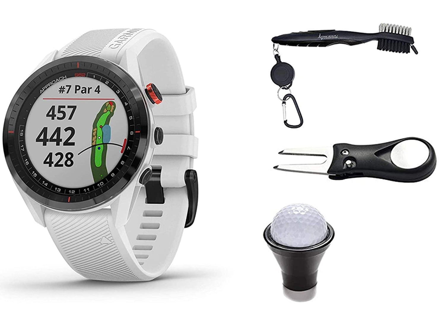 Garmin Approach S GPS Golf Watch W/ All in One Golf Tools Bundle