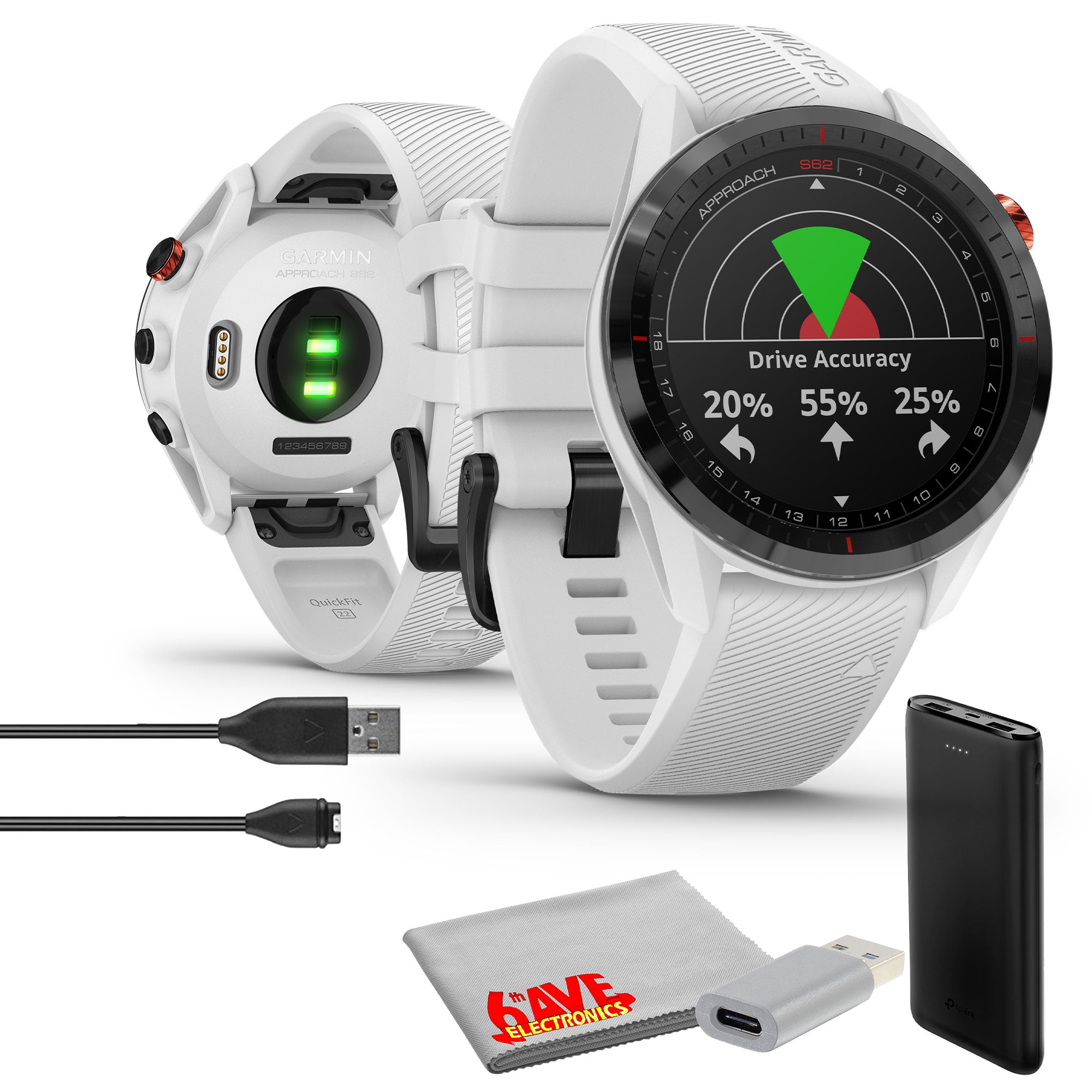 【新品】GARMIN Approach S62 White Approach S62 | Smartwatches | Garmin Singapore