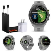 6TH AVE ELECTRONICS Garmin Approach S70 42MM GPS Golf Fitness Tracker Smartwatch For Men, Lightweight 1.2" Touchscreen, Garmin Watch with AMOLED Display and 42000 Preloaded Courses -Gray- Garmin Watches For Men