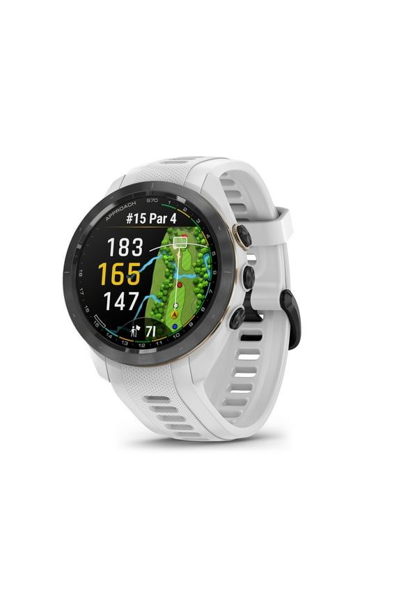 Approach S70, 42mm, Premium GPS Golf Watch, White