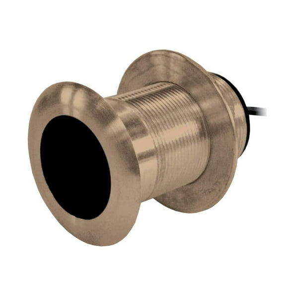 7" Classic Gold B619 20-Degree Tilt Bronze Thru-Hull Transducer 8-Pin