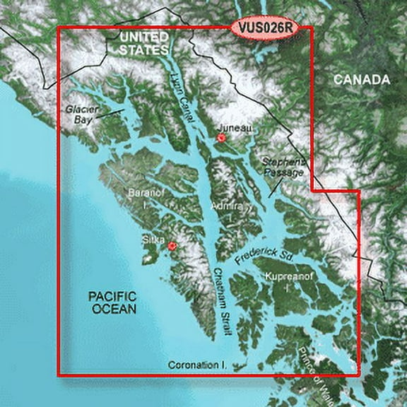 Garmin BlueChart g3 Vision HD - VUS026R - Wrangell/Juneau/Sitka - microSD/SD