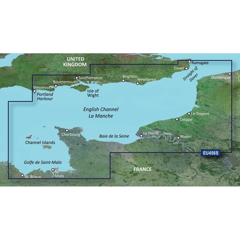 Garmin BlueChart® g3 Vision® HD - VEU465S - The Solent , Channel Islands - microSD™/SD™