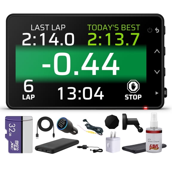 Garmin Catalyst 2 Race Track Driving Performance Optimizer, On-Track Coaching, True Optimal Lap Technology, Detailed Performance Data Review Bundle With Accessories
