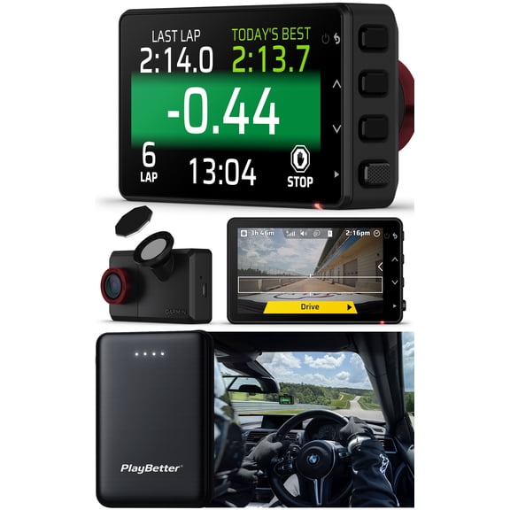 Garmin Catalyst 2 Racetrack Driving Performance Optimizer Bundle with  PlayBetter Portable Charger - On-Track Coaching, True Optimal Lap Technology, Detailed Performance Data, Leaderboards
