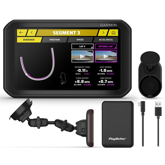 Garmin Catalyst Driving Performance Optimizer RideBetter Bundle with PlayBetter Portable Power Brick (5000mAh)