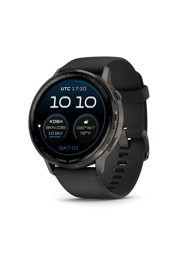 D2 Air X15 Slate with Black Silicone Band