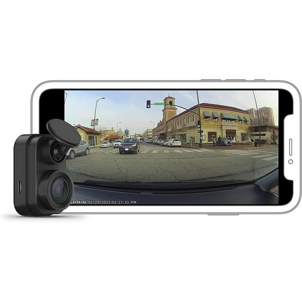 Garmin Dash Cam Mini 2, Black, Advanced Small Camera with HD Eyewitness