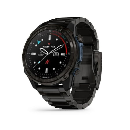 Garmin Descent Mk3i, 51 mm Carbon Gray DLC Titanium with DLC Titanium Band (010-02752-13)