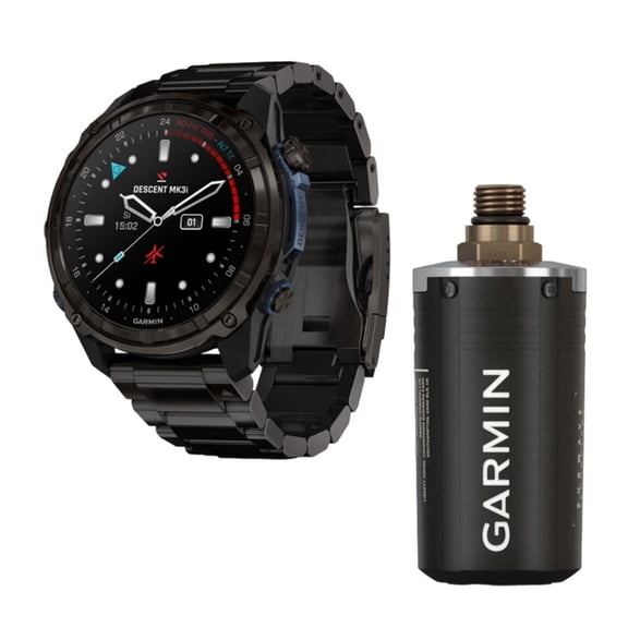 Garmin Descent Mk3i Watch Style-Dive Computer (Carbon Gray/DLC Titanium, 51mm) with Transceiver