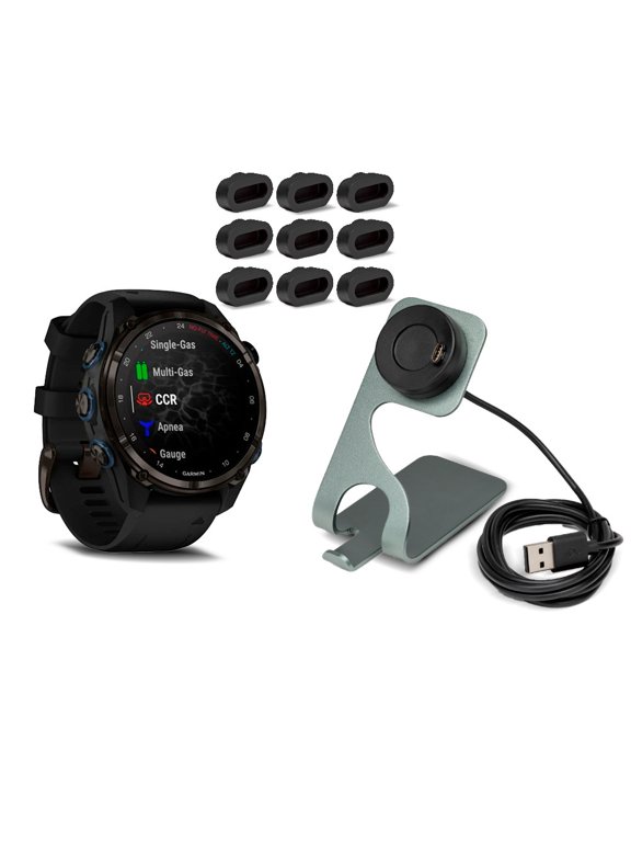 Descent Mk3i Watch Style-Dive Computer with Charger Stand and Port Plugs