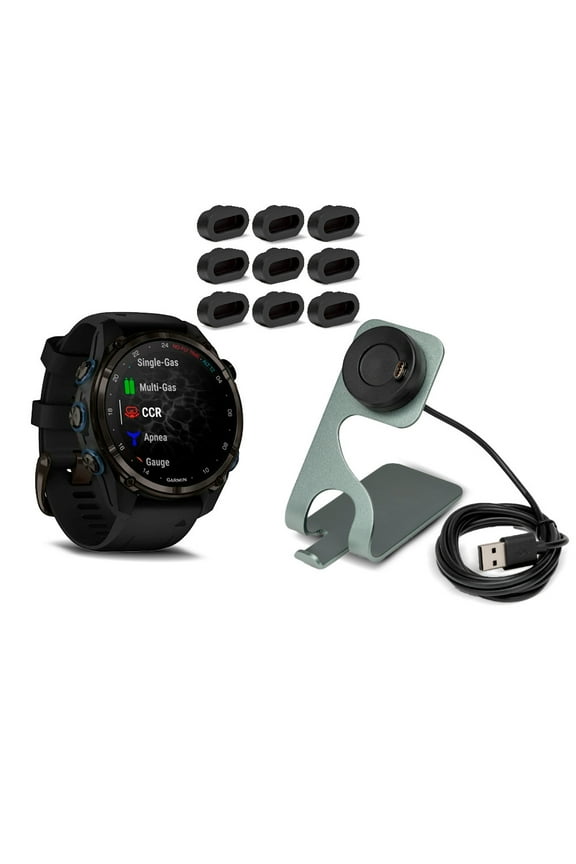 Descent Mk3i Watch Style-Dive Computer with Charger Stand and Port Plugs