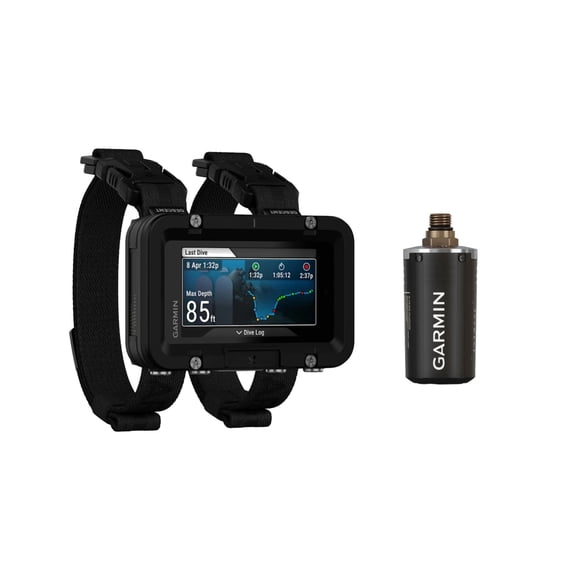 Garmin Descent X50i Premium Dive Computer (200 Meters) Bundle with Descent T2 Transceiver with 20 ATM Dive Rating (2 Items)