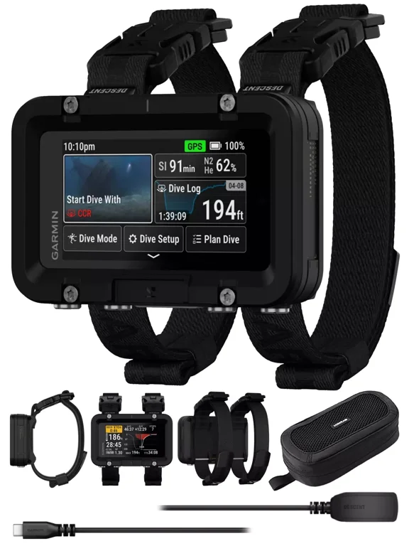 Descent™ X50i, Premium Dive Computer, 3" Touchscreen Display, 20 ATM Dive-Rated with Leakproof Buttons