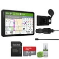 thumbnail image 1 of Garmin Dezl Cam OTR725 GPS Truck Navigator with Dash Cam 7" Large Display Touchscreen, Commercial Navigation for Semi Trucker Driver with 32GB SD Memory Card + LCD Cleaning Kit, 1 of 8