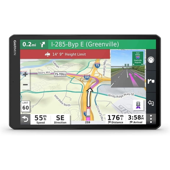 Garmin Dezl OTR1000 10 inch GPS Truck Navigator with Load-to-Dock Guidance, Black