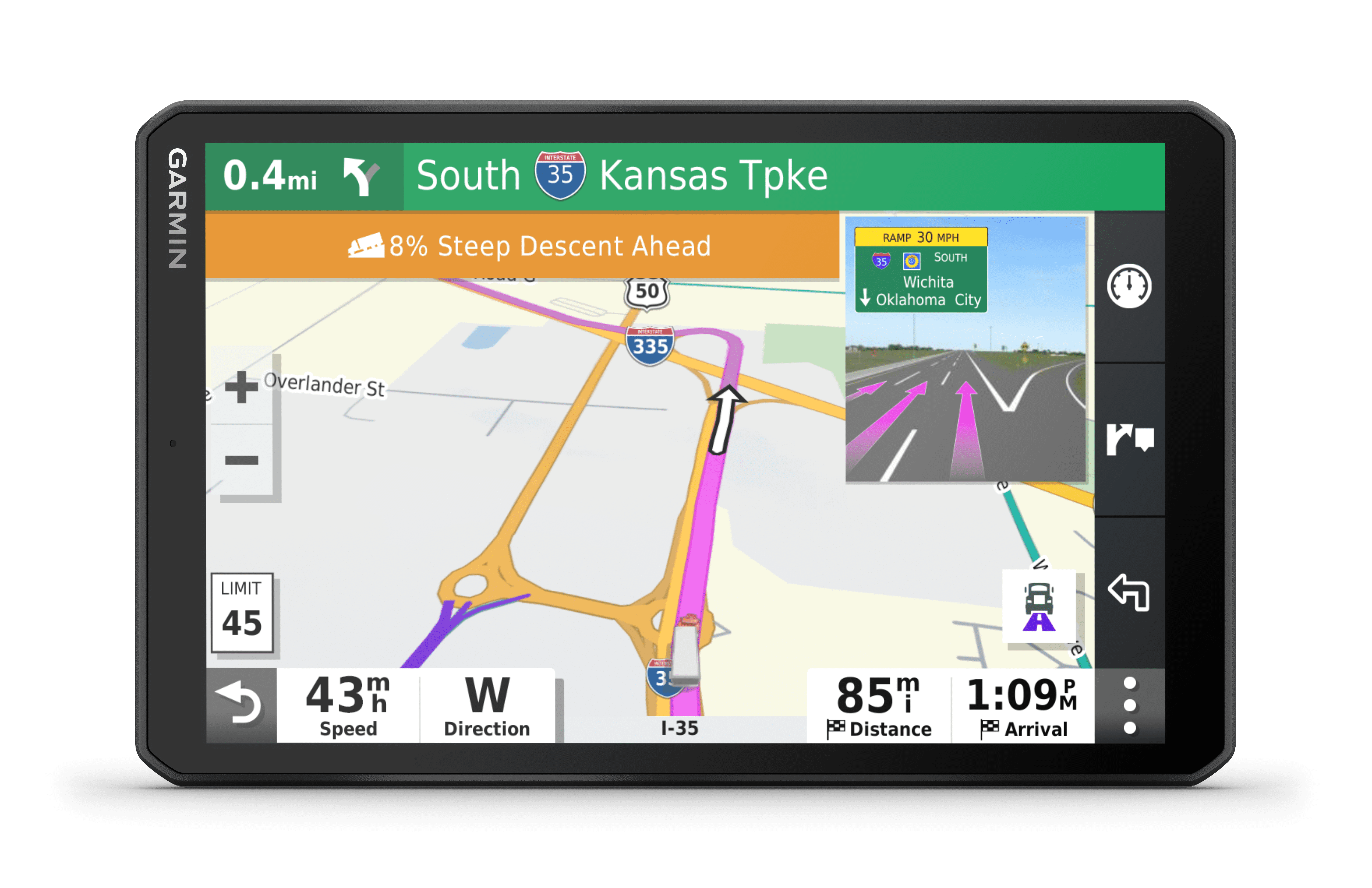 Garmin dzl OTR700 7" GPS Truck Navigator