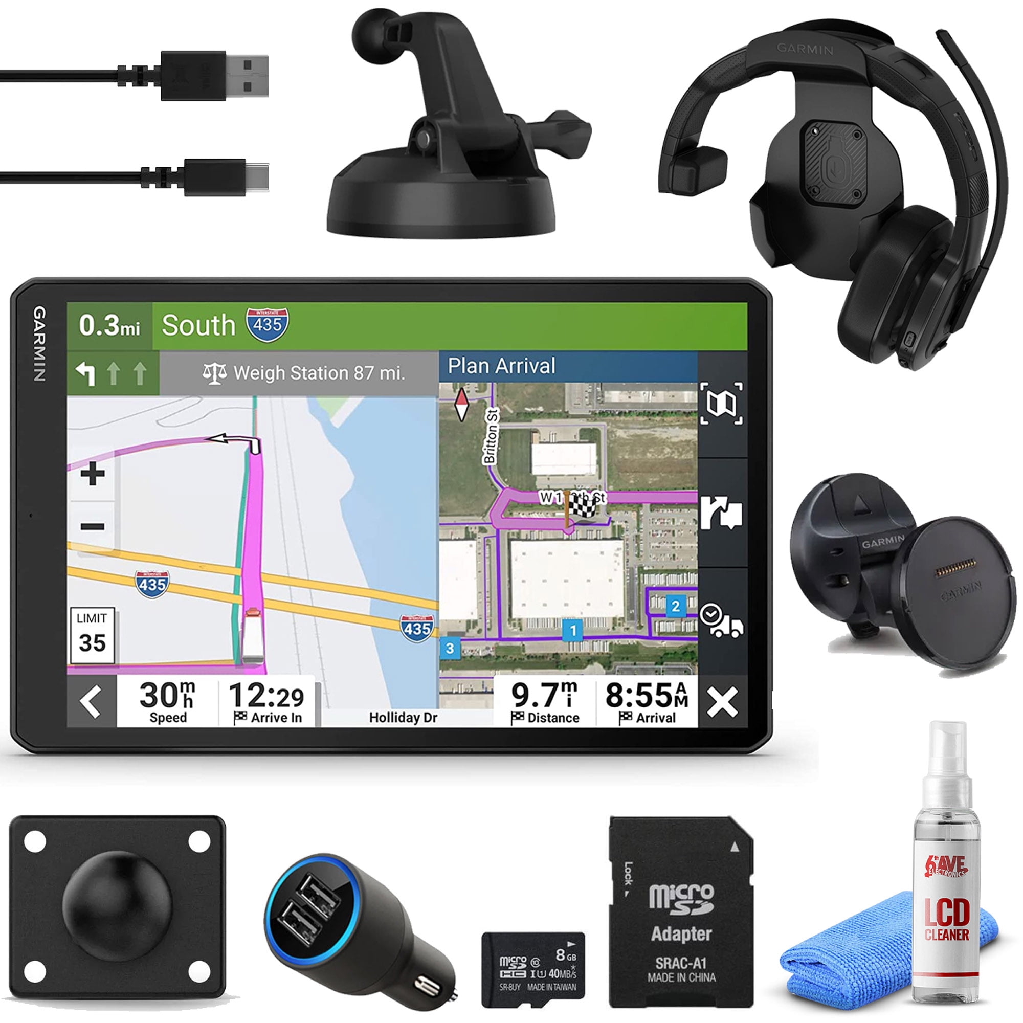 Garmin Dezl OTR810, ExtraLarge, EasytoRead 8" GPS Truck Navigator