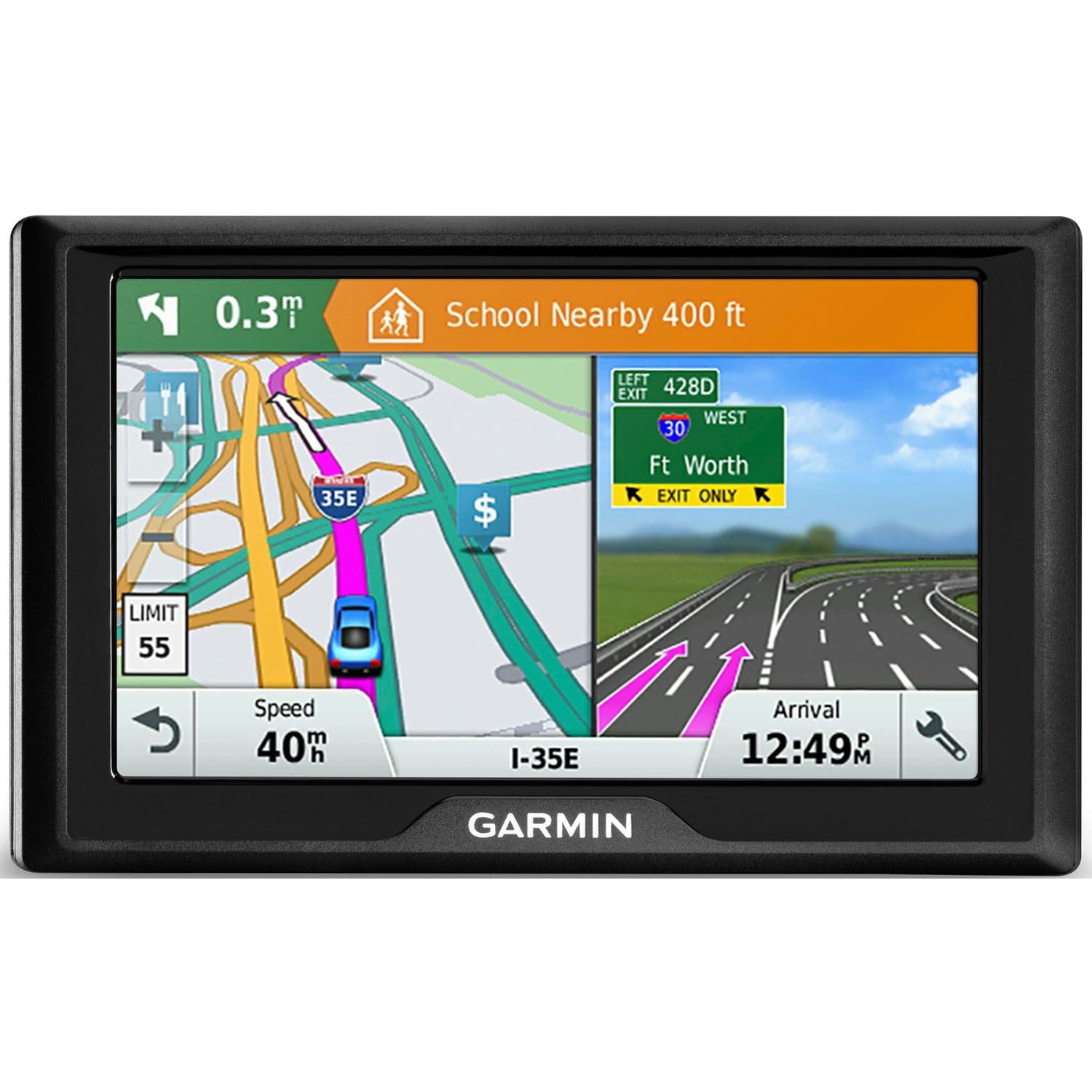 Garmin Drive 51 GPS Navigator with Lifetime Maps of U.S. -