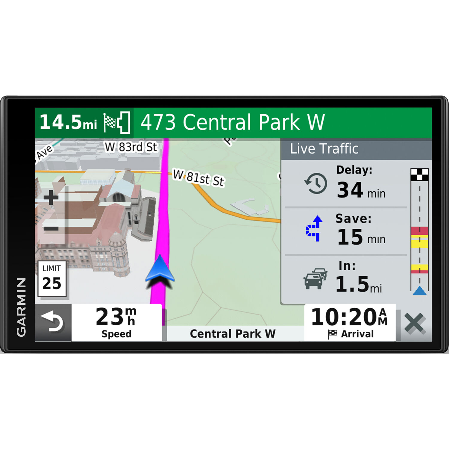 Garmin DriveSmart 65 GPS with Traffic - image 1 of 7
