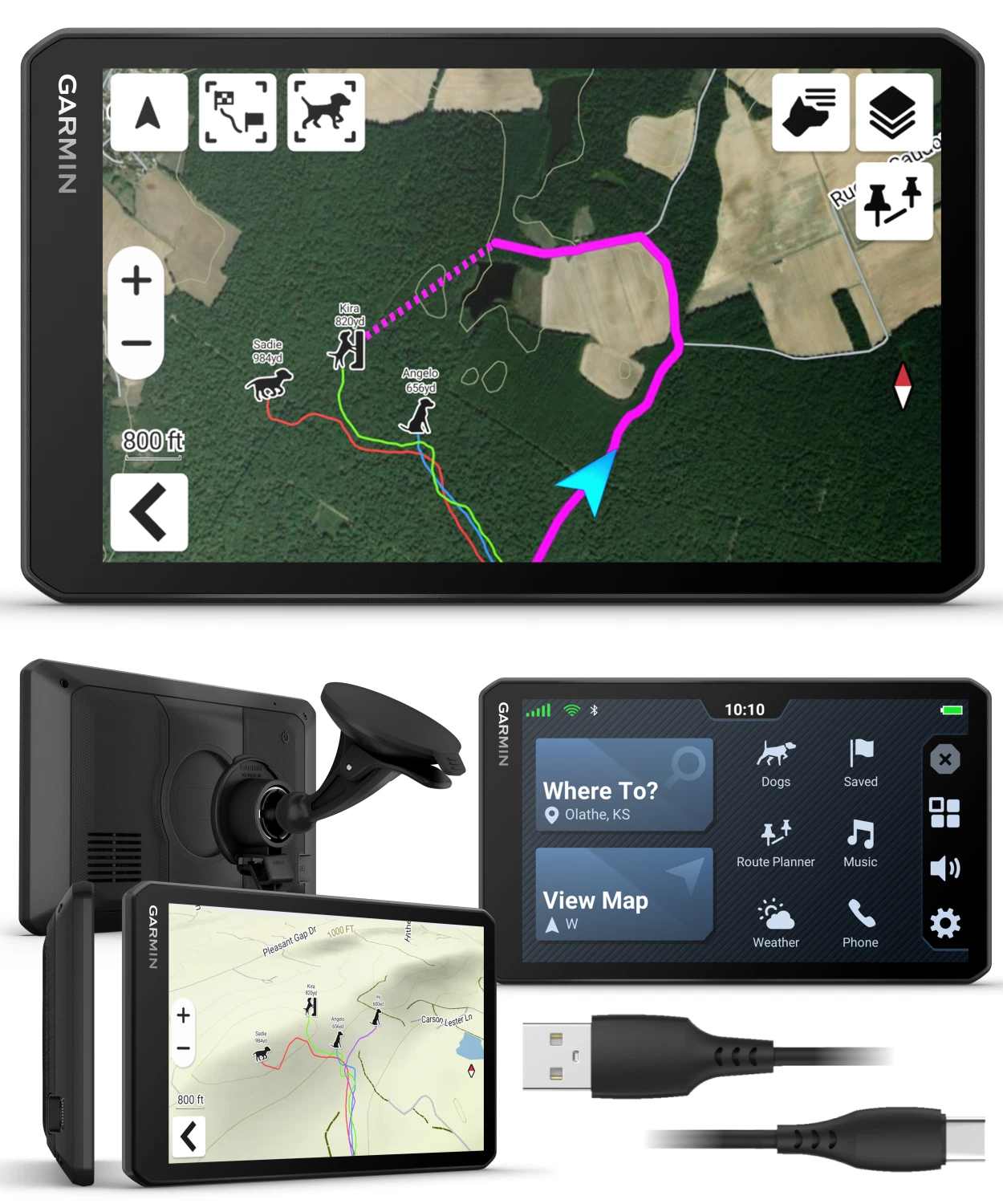 Garmin DriveTrack 72, Dog Tracking GPS Navigator (010-04676-00)