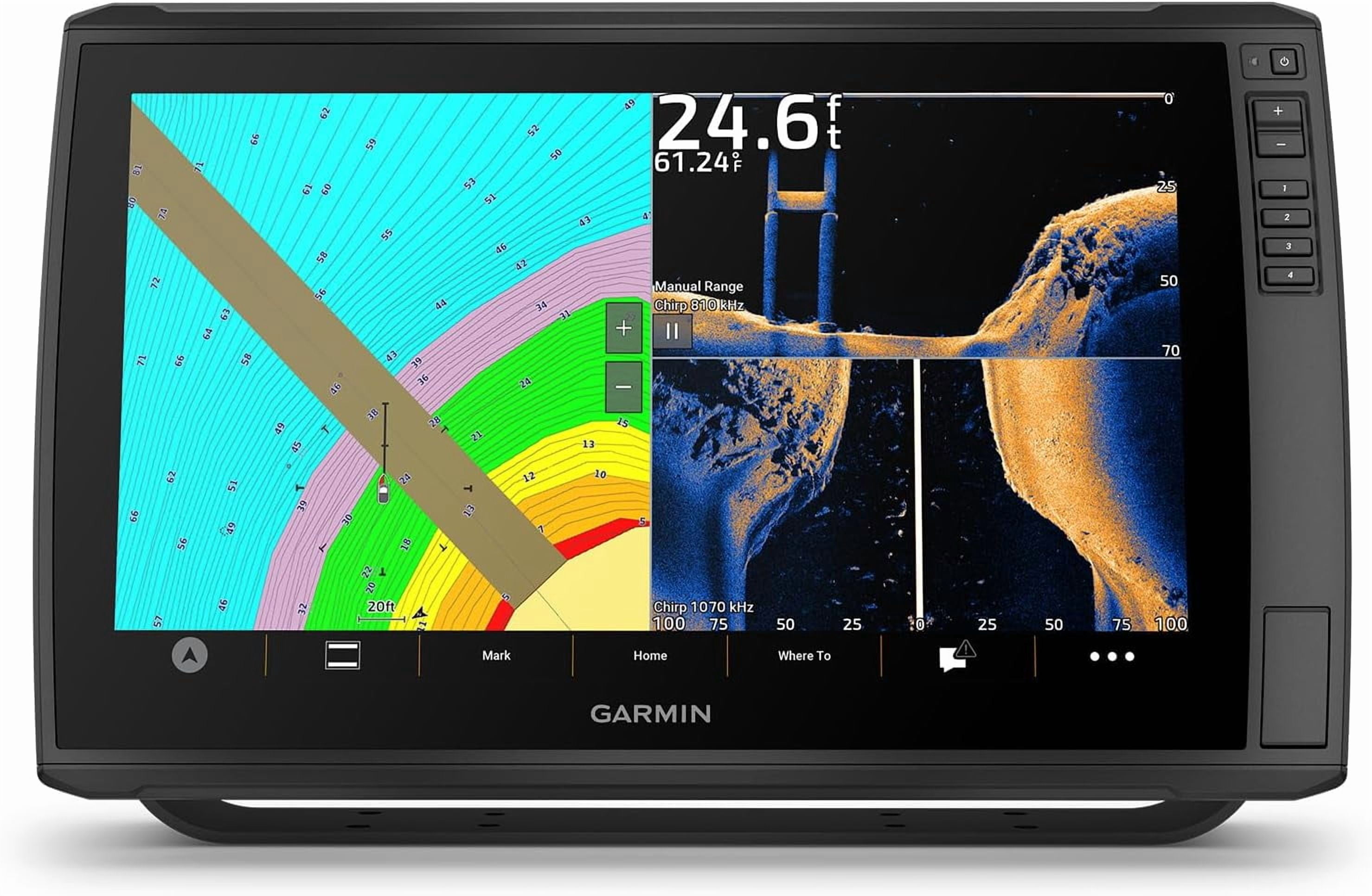 gps fish finders canada Lowrance HDS Pro-12 contrast vivid scanning sonar color palettes make it easier than ever to distinguish targets and structures GARMIN EchoMap 73dv Chartplotter and
