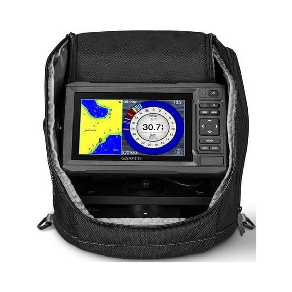 Garmin Echo Map UHD 63cv Ice Bundle Portable Fishfinder