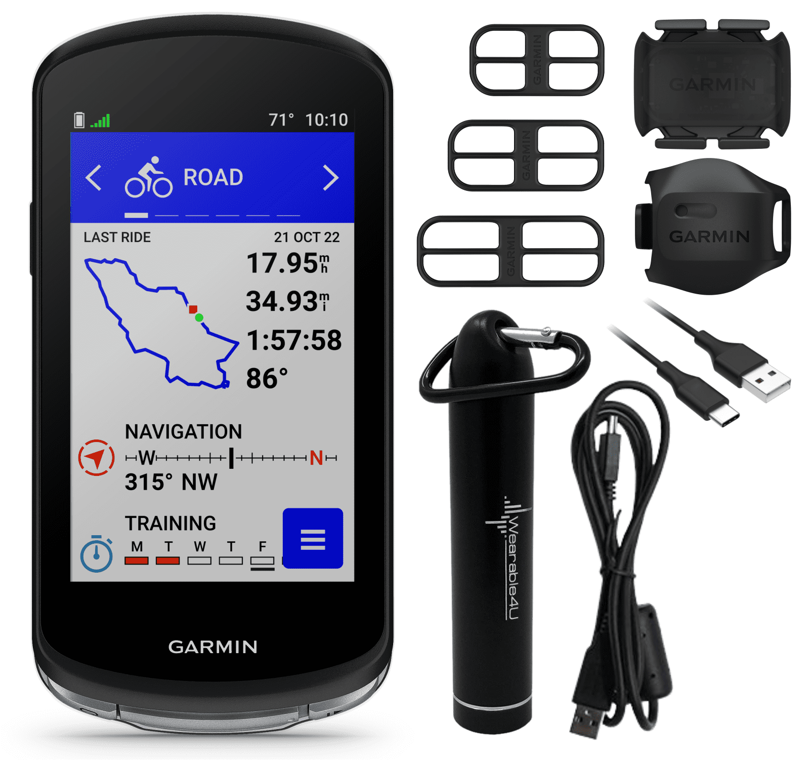 Garmin Edge 1040 GPS Cycling Computer with Solar Charging 