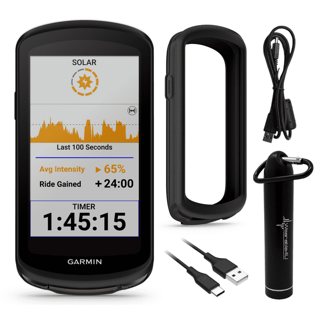 Garmin Edge 1040 GPS Cycling Computer with Solar Charging Capabilities ...