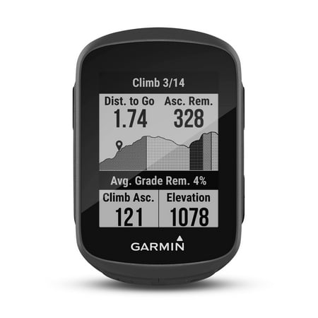 Garmin - Edge 130 Plus Compact 1.8" GPS bike computer with training features - Black