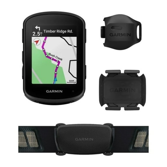 Garmin Edge 540, Compact GPS Cycling Computer with Sensor Bundle (010-02694-10)