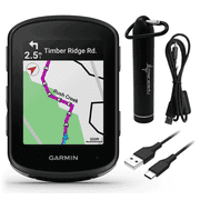 Garmin Edge 540 GPS Cycling Computer, Button Controls, Advanced Navigation with Wearable4U Power Bank Bundle