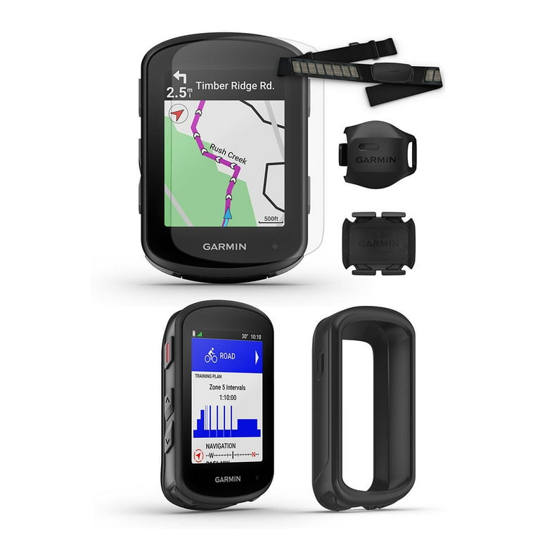 Garmin Edge 830 (Sensor Bundle) GPS Bike Computer with HRM, Speed