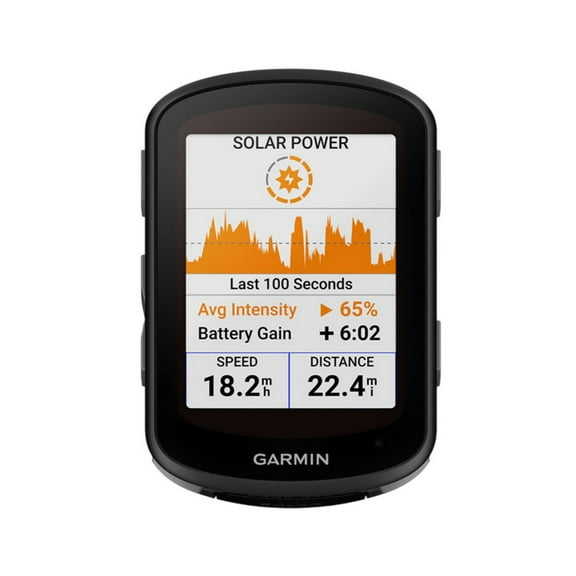 Garmin Edge 540 Solar, Compact GPS Cycling Computer, Device Only