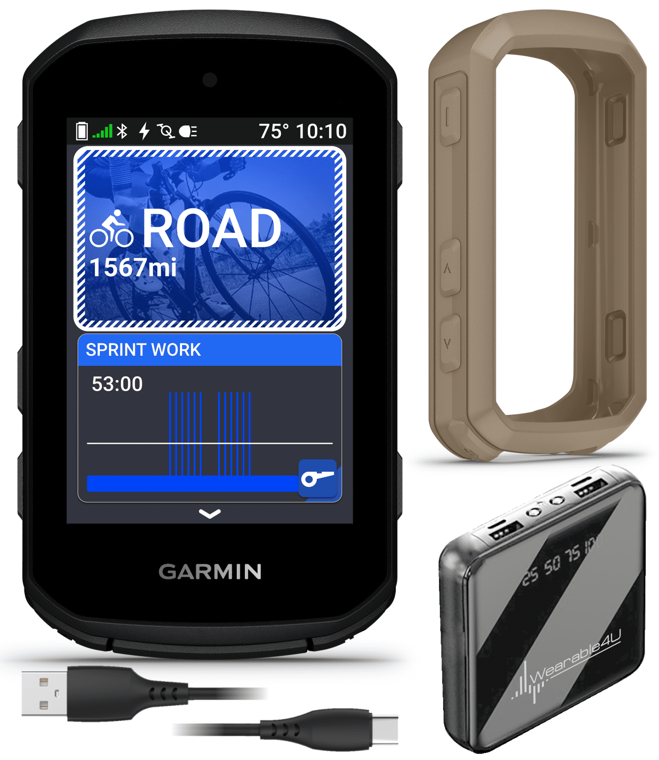 Garmin Edge 550, Compact GPS Cycling Computer, 2.7
