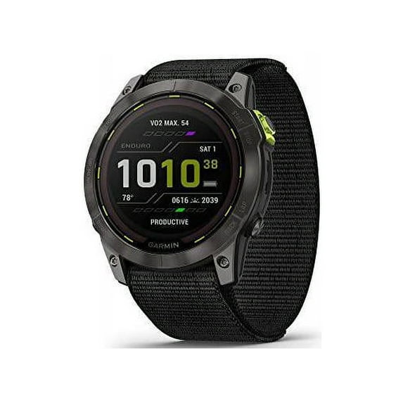 Garmin Enduro™ 2 – Ultraperformance Watch, Long-Lasting GPS Battery Life, Solar Charging, Preloaded Maps