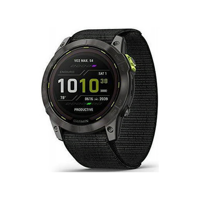 【美品】Garmin ガミン Enduro Dual Power (4705) Garmin Enduro 2 - GPS Ultraperformance Runner's Watch with Solar