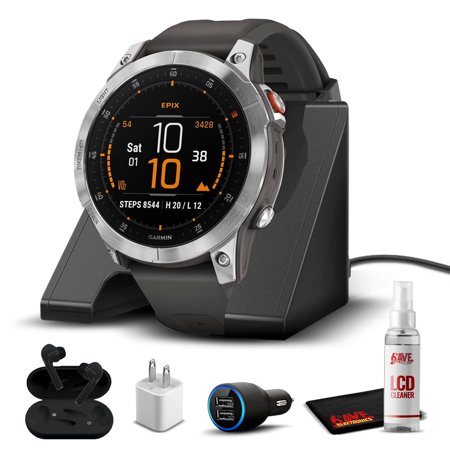 Garmin Epix (Gen 2) - Slate/Steel With Deluxe Accessory Kit