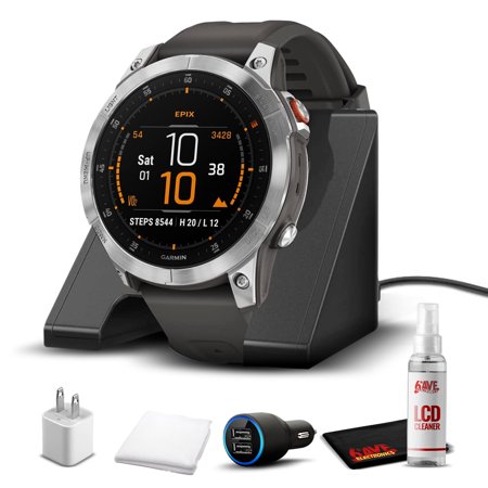 Garmin Epix (Gen 2) - Slate/Steel With Standard Accessory Kit