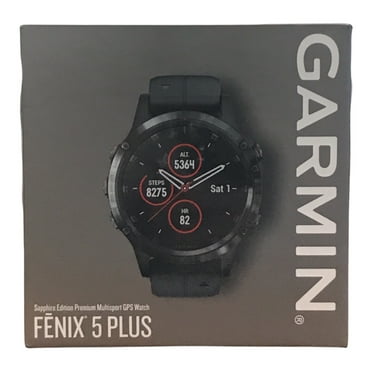 Garmin Fenix 5 Plus Sapphire, Black with Band
